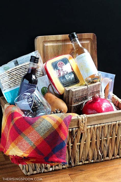 DIY Wine & Cheese Gift Basket | The Rising Spoon