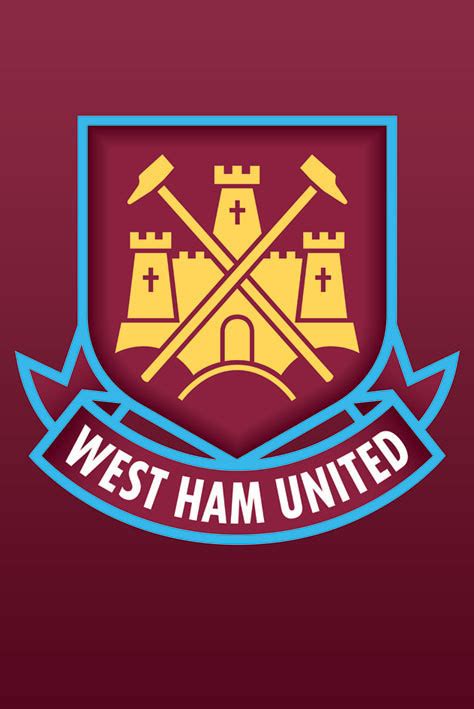 West Ham United - Logo Poster | Sold at Abposters.com