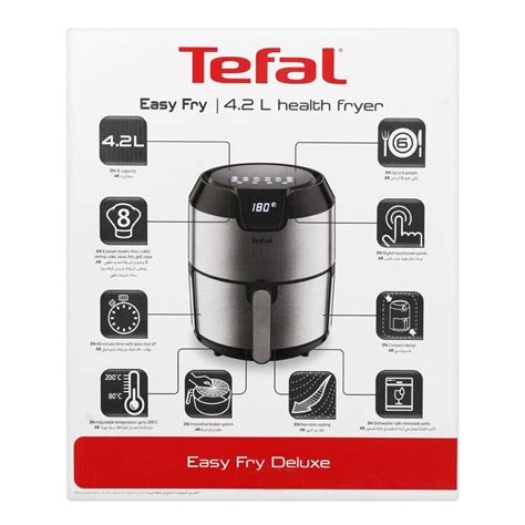 Order Tefal Easy Fry Deluxe Air Fryer, 4.2 Liters, EY401D27 Online at Best Price in Pakistan ...