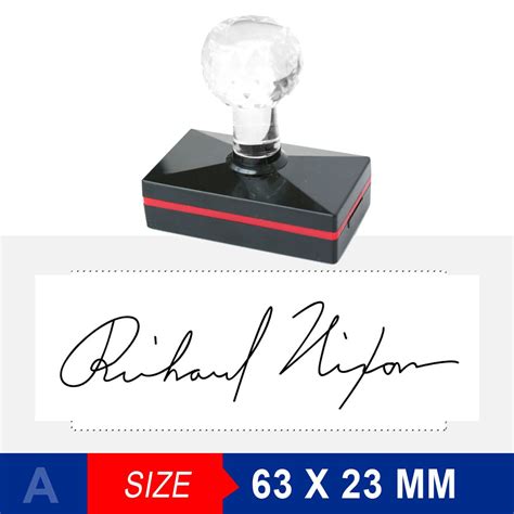 Signature Stamp / Signature Seal (Crystal Handle) :: Online Stamp Makers India, Stamp Makers ...