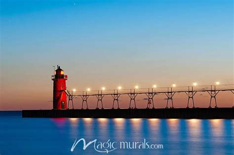 South Haven Lighthouse Wallpaper Mural by Magic Murals