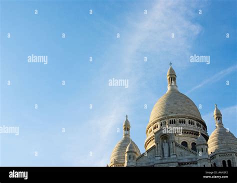 Contemporary view of Sacre Coeur Montmartre Paris France Stock Photo ...