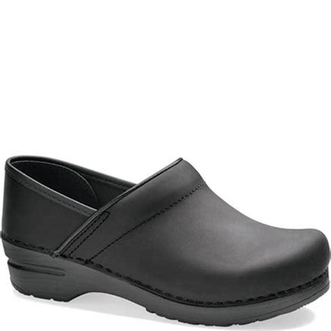 Dansko Shoes Black Oiled Clog