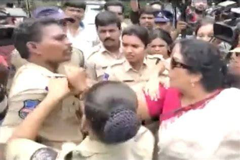 Case Filed Against Congress Leader Renuka Chowdhury For Grabbing Cop