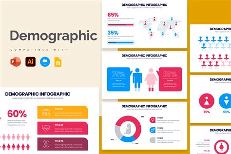 Demographic Infographic Templates – Infograpia