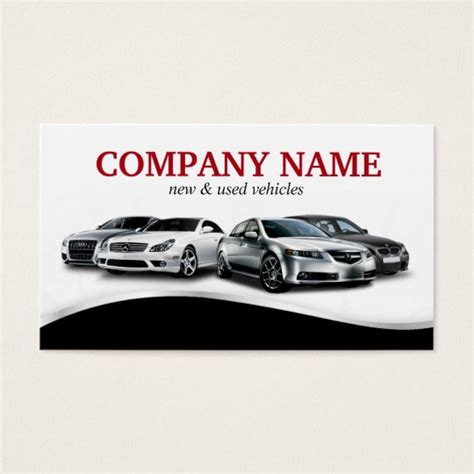 Classy Auto Sales Car Dealer Dealership Business Card | Zazzle.com