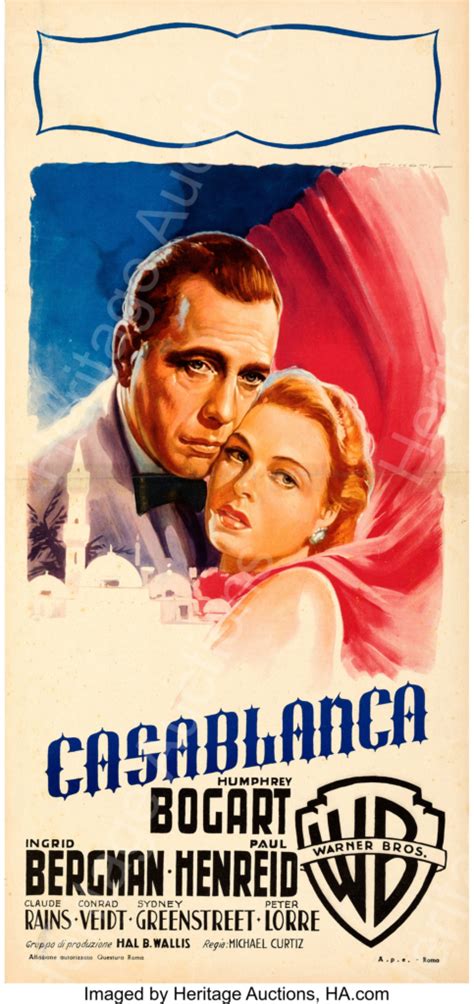 Original Casablanca Movie Poster Value Guide