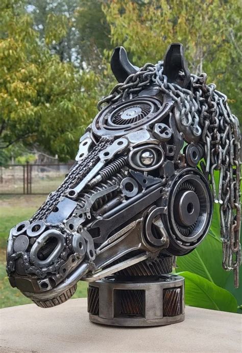 Pin by Andres damian on Escultura | Recycled metal art, Metal art diy ...