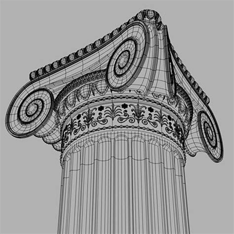 Ionic Column | Architecture drawing art, Architecture drawing sketchbooks, Ancient greek ...