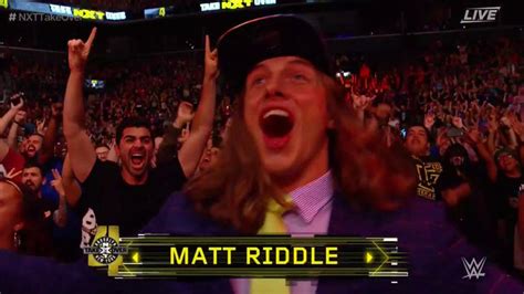 WATCH: Matt Riddle Debuts at NXT TakeOver Brooklyn