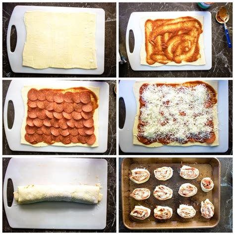 Puff Pastry Pizza Pinwheels - Sweet Beginnings Blog