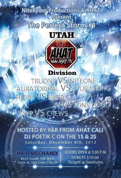 The Perfect Storm #1 - AHAT Utah | Battle Rap Event | VerseTracker