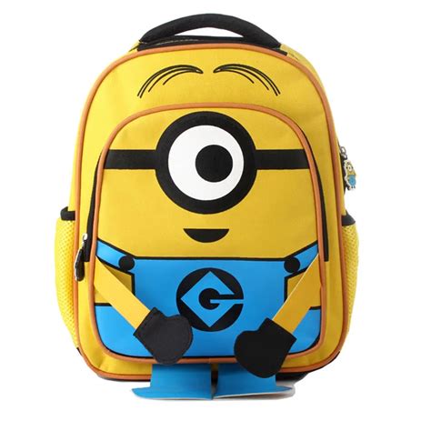 Minions School Backpack Bags For Teenagers Despicable Me Minion Plush ...