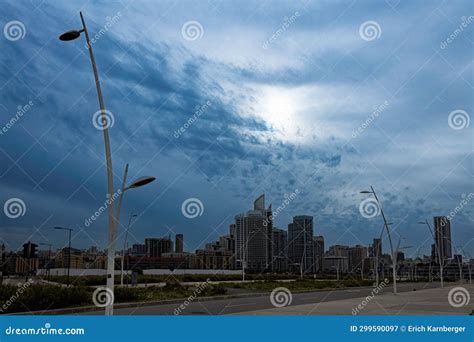 Beirut downtown skyline stock image. Image of lebanese - 299590097