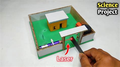 Laser Home Security System 🚨 | Best Science Project | Inspire Award Project - YouTube