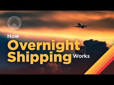 How Overnight Shipping Works - such as UPS, FedEx, DHL.