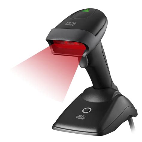 Adesso Wireless Spill Resistant Antimicrobial CCD Barcode Scanner with Charging Cradle - Walmart.com