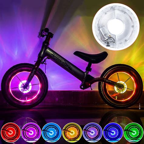 1piece Bicycle Wheel Light Usb Charging Bike Front Tail Hub Led Night Cycling Safety Spoke ...