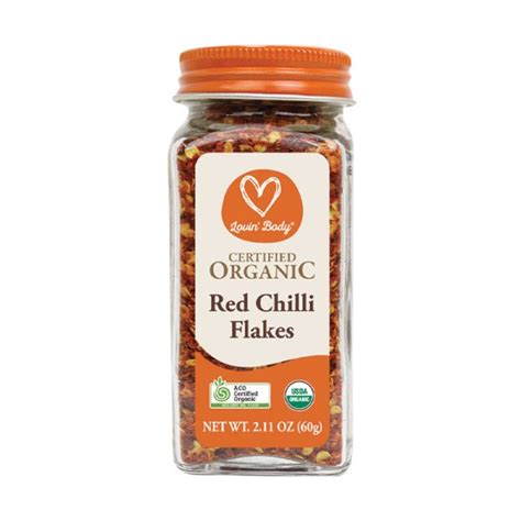 Certified Organic Red Chilli Flakes - HBC Trading