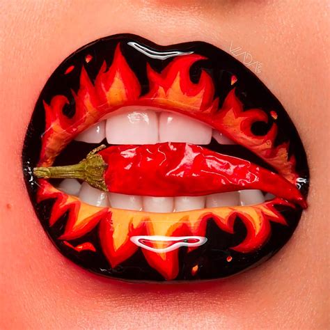 Striking Lip Artworks by Vlada Haggerty | Inspiration Grid - Striking ...