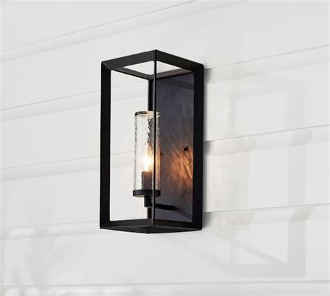 Sonora Outdoor Clear Glass Sconce | Pottery Barn