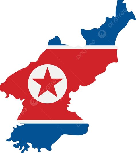 Map Of North Korea Flag Icon Flag Color Vector, Icon, Flag, Color PNG ...