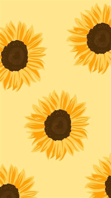 Cartoon Sunflower Wallpapers - Wallpaper Cave