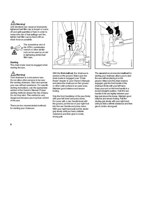 STIHL 026 Chainsaw Owners Manual