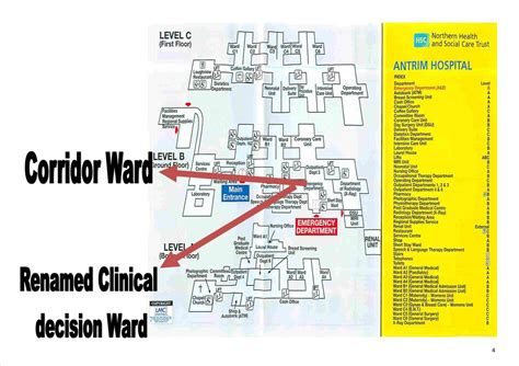 ANTRIM AREA HOSPITAL - CORRIDOR A&E WARD - OUT OF SIGHT OUT OF MIND - SAVE THE MID