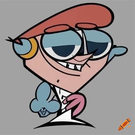 Cartoon character from dexter on Craiyon