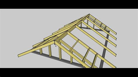 Gable Roof Erection Procedure - YouTube