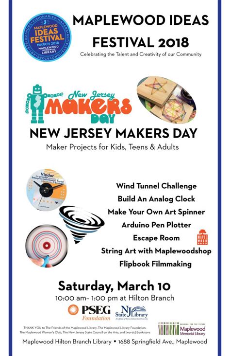 Ideas Festival: NJ Makers Day - The Village Green