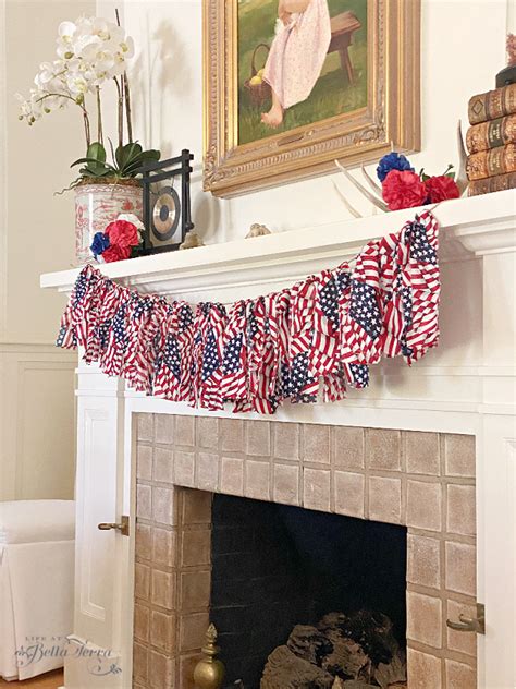 Two Easy DIY Patriotic Garlands | Life at Bella Terra