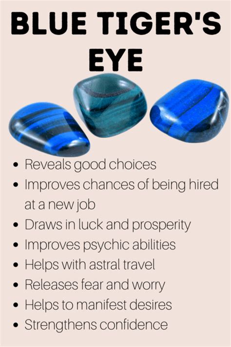 Hawk's Eye Or Blue Tiger's Eye Crystal Correspondences - Eclectic ...