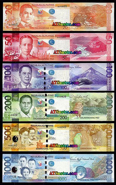 Current Currency - Philippines banknotes - Philippines paper money ...