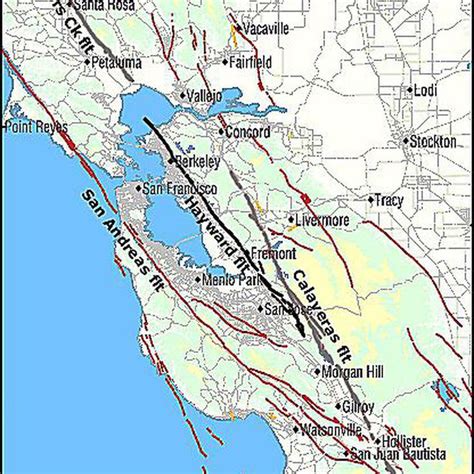 The Hayward Fault of California