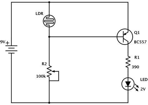 LDR Circuit Diagram