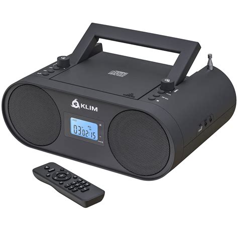 Buy KLIM Boombox B4 CD Player Portable Audio System - New 2023 - AM/FM Radio with CD Player MP3 ...