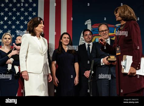 Kathy Hochul was sworn as 57th Governor by Hazel Dukes during ...