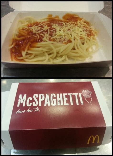 The Philippines does spaghetti.... At McDonald's : r/shittyfoodporn