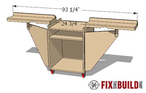 Miter Saw Table Combo Stand | Bruin Blog