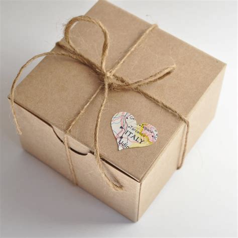 Wedding favor boxes kraft favor box candy box small favor