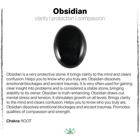 Obsidian healing properties - buffalodiki