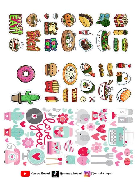 Stickers Washi Tape Etc | PDF