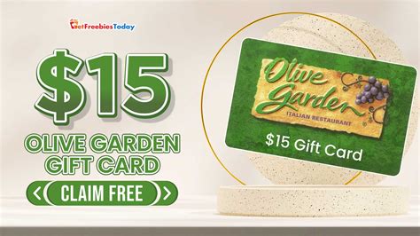 Free $15 Olive Garden Gift Card | GetFreebiesToday.com