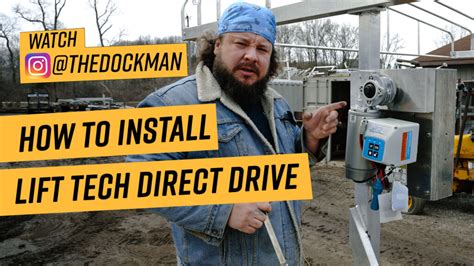 How to Install A Lift Tech Direct Drive - Water's Edge Dock and Hoist