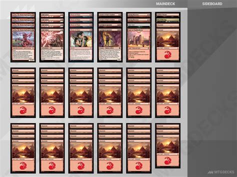 Timeless Mono Red deck by MTGA-Assistant-Meta • MTG DECKS