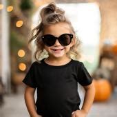 15 x Kids Black and White Tshirt Mockups Fall Shirt Mockup Halloween Tshirt Mockup Child Shirt ...