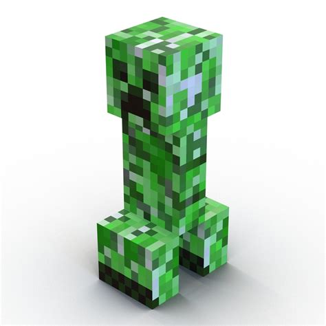 3d minecraft creeper