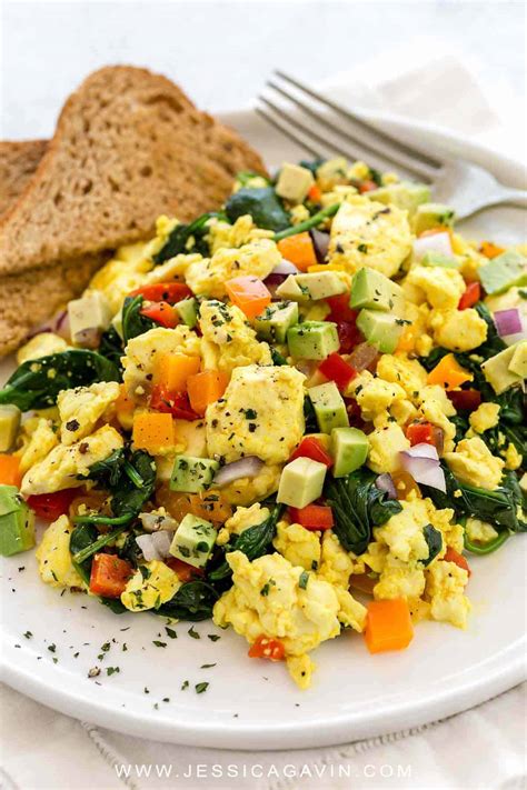 Tofu Scramble Recipe - Jessica Gavin